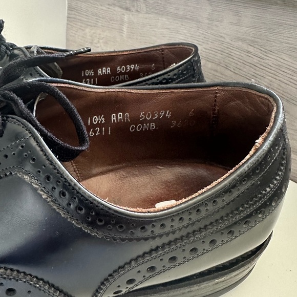 Allen Edmonds Mcallister Wingtip Oxford size 10 AAA - Picture 4 of 8